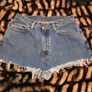 Polo Cutoff Jean Shorts